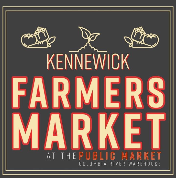 View of the Farmer Market in Kennewick, WA.